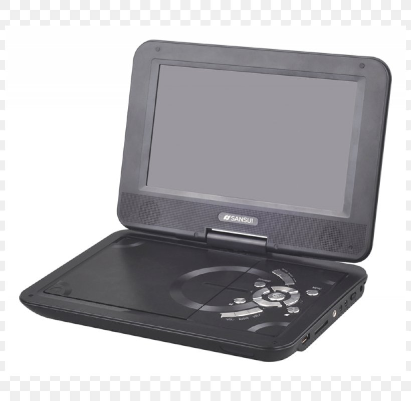 Sansui Electric Portable DVD Player Loudspeaker Electronics High Fidelity, PNG, 800x800px, Sansui Electric, Articulating Screen, Cd Player, Consumer Electronics, Display Device Download Free