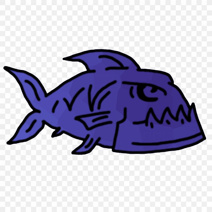 Shark Clip Art Cartoon Purple Headgear, PNG, 2000x2000px, Shark, Artwork, Cartoon, Electric Blue, Fish Download Free