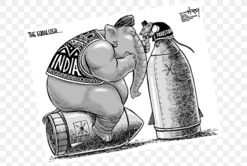 Indo-Pakistani Wars And Conflicts India Indo-Pakistani War Of 1971 Nuclear Weapon, PNG, 659x551px, Indopakistani Wars And Conflicts, Black And White, Bomb, Cartoon, Drawing Download Free