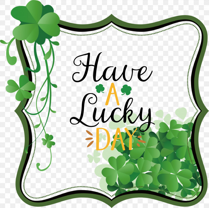 Lucky Day Saint Patrick Patricks Day, PNG, 3000x2993px, Lucky Day, Clover, Drawing, Fourleaf Clover, Holiday Download Free
