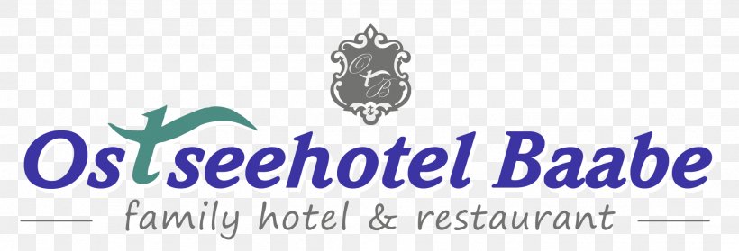 Ostseehotel Baabe -family Hotel & Restaurant- Logo Computer Font, PNG, 1846x630px, Logo, Blue, Brand, Computer, Computer Font Download Free