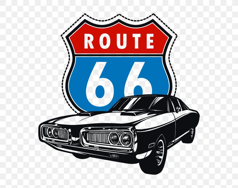 U.S. Route 66 Phonograph Record Logo Car Los Angeles, PNG, 650x650px, Us Route 66, Automotive Design, Brand, Car, Classic Car Download Free