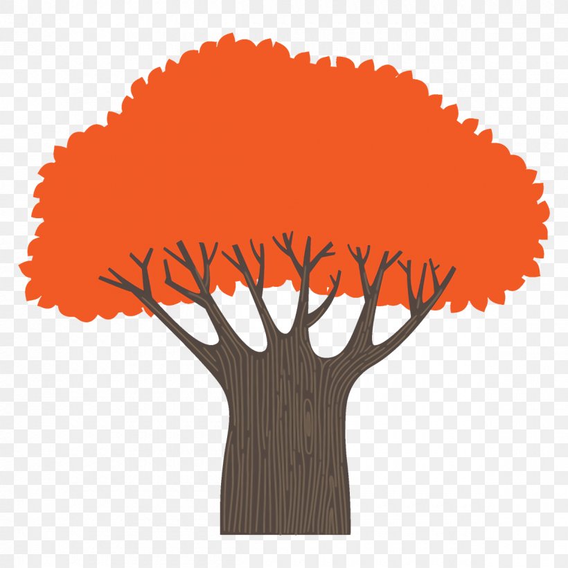 Autumn Tree Broadleaf Tree, PNG, 1200x1200px, Autumn Tree, Broadleaf Tree, Orange, Pompom, Tree Download Free