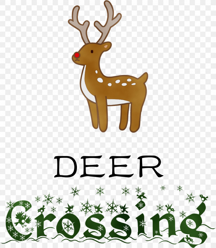 Christmas Day, PNG, 2615x3000px, Deer Crossing, Animal Figurine, Christmas Day, Deer, Logo Download Free