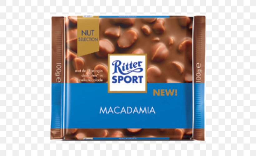 Milk White Chocolate Chocolate Bar Ritter Sport, PNG, 500x500px, Milk, Chocolate, Chocolate Bar, Cocoa Bean, Cocoa Solids Download Free