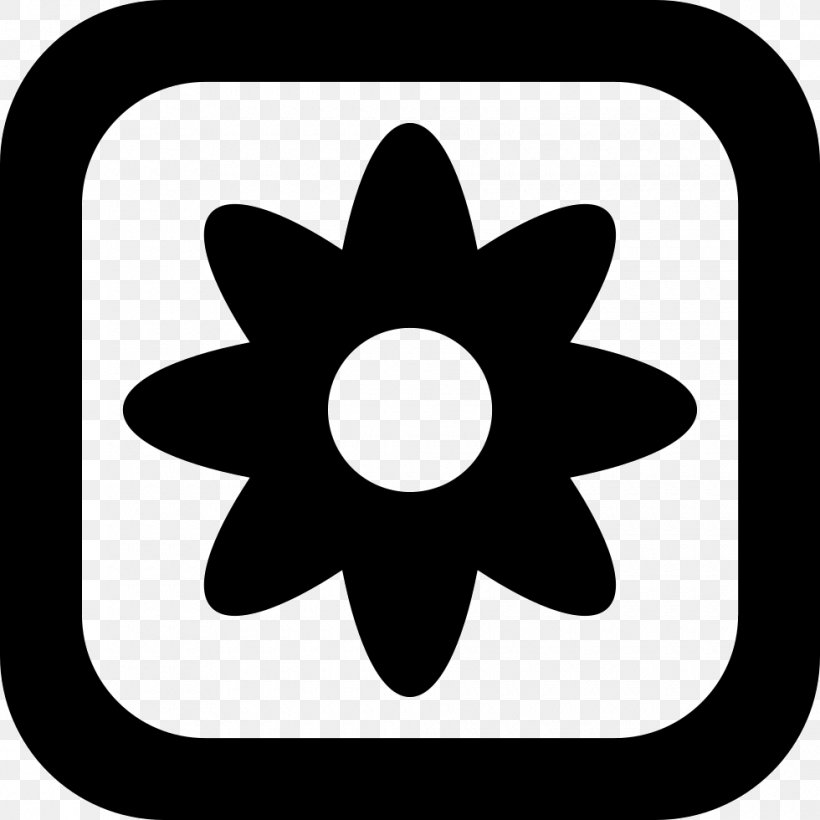 Clip Art Symbol Emoticon, PNG, 980x980px, Computer, Automotive Wheel System, Blackandwhite, Emoticon, Flower Download Free
