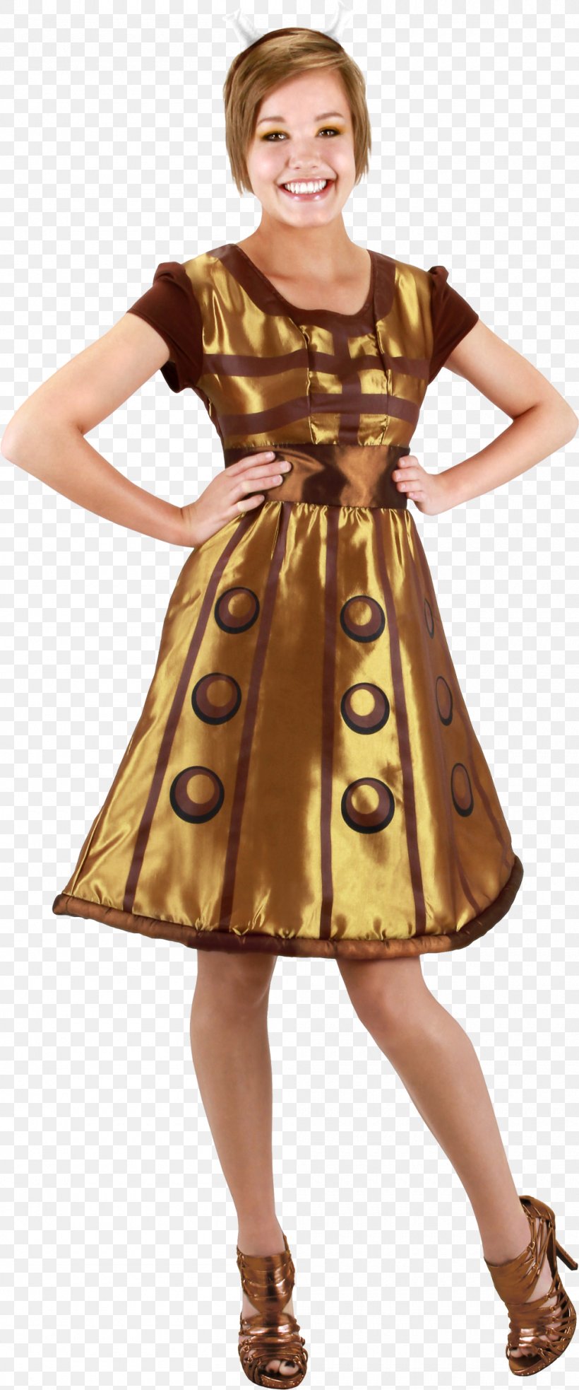 Doctor Who Dalek Costume Dress, PNG, 1000x2398px, Doctor Who, Behind The Sofa, Clothing, Cocktail Dress, Costume Download Free