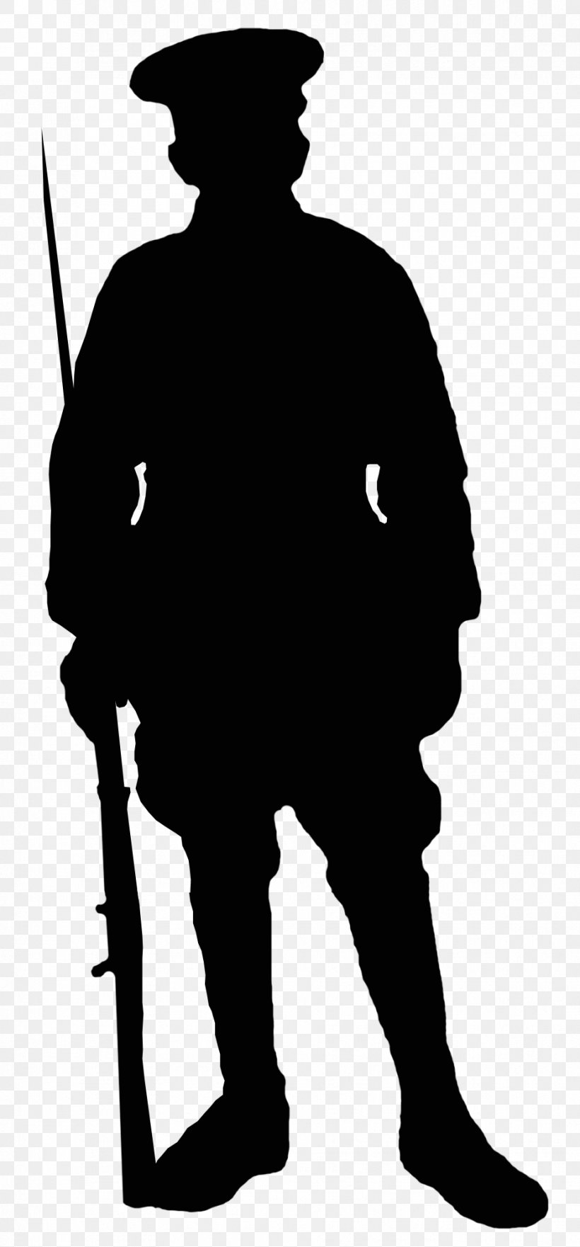 First World War Silhouette Soldier Military, PNG, 931x2000px, First World War, Army, Black, Black And White, Fictional Character Download Free