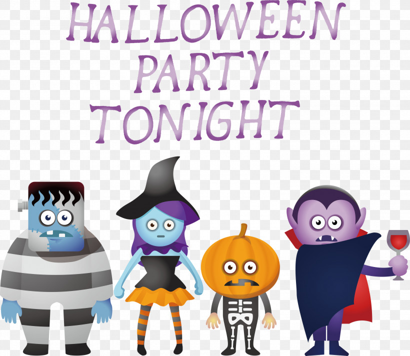 Halloween Halloween Party Tonight, PNG, 3000x2608px, Halloween, Animation, Betty Boop, Caricature, Cartoon Download Free