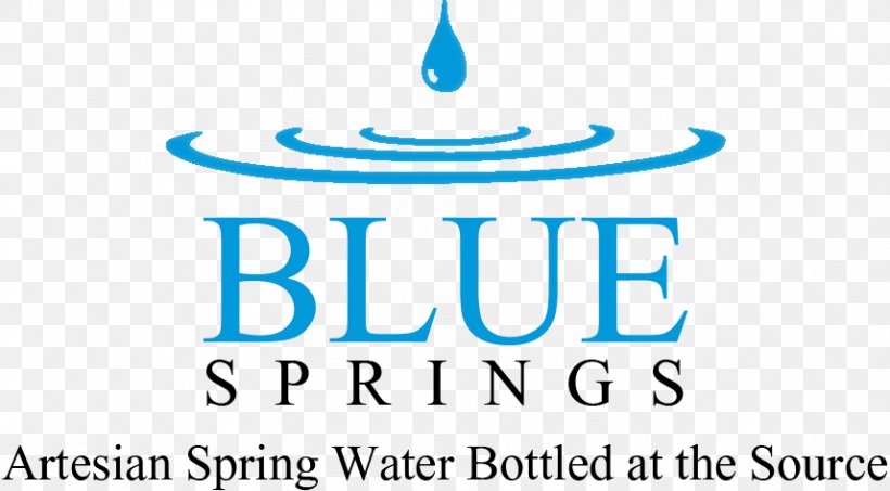Blue Spring State Park Logo Bottled Water, PNG, 857x474px, Spring, Area, Blue, Blue Springs, Bottle Download Free
