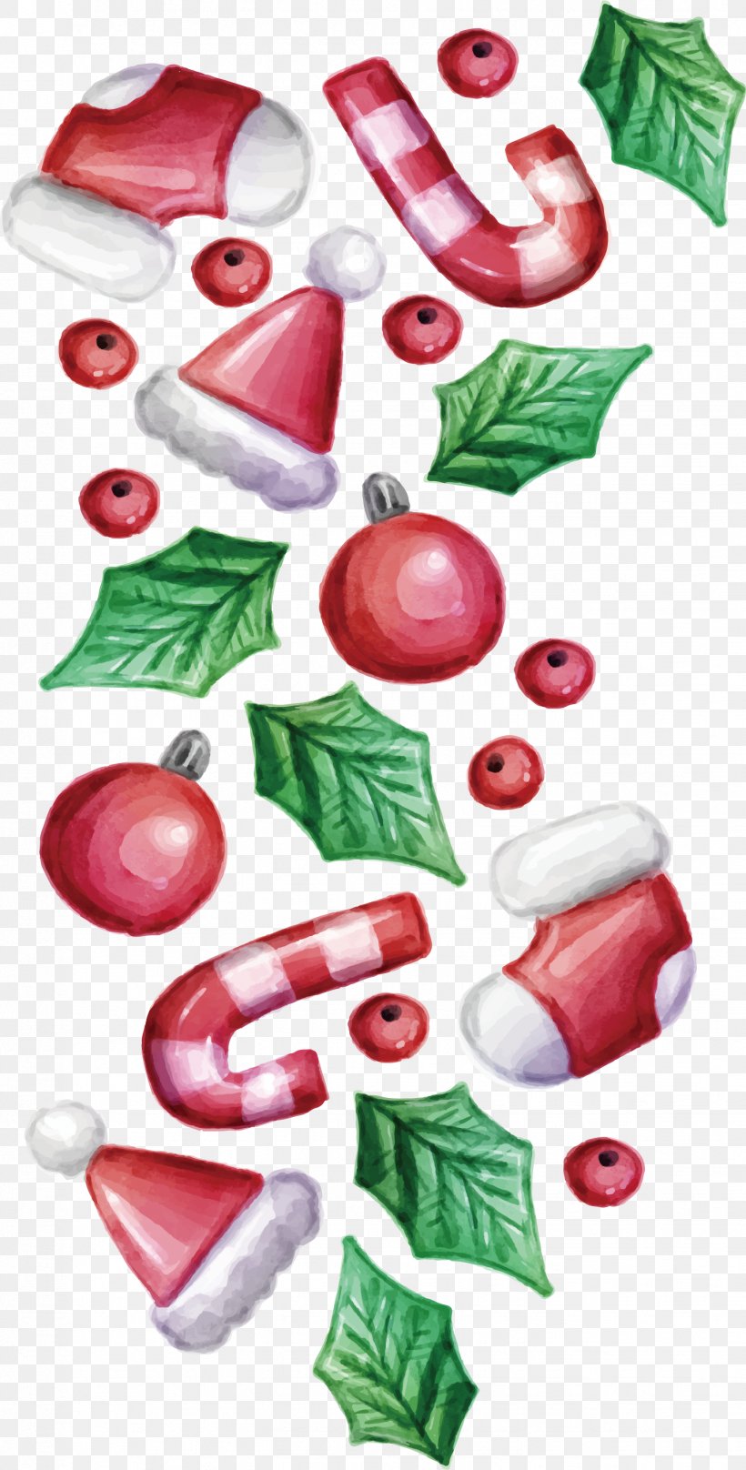 Christmas Watercolor Painting Icon, PNG, 1441x2841px, Christmas, Christmas Decoration, Christmas Ornament, Clip Art, Drawing Download Free