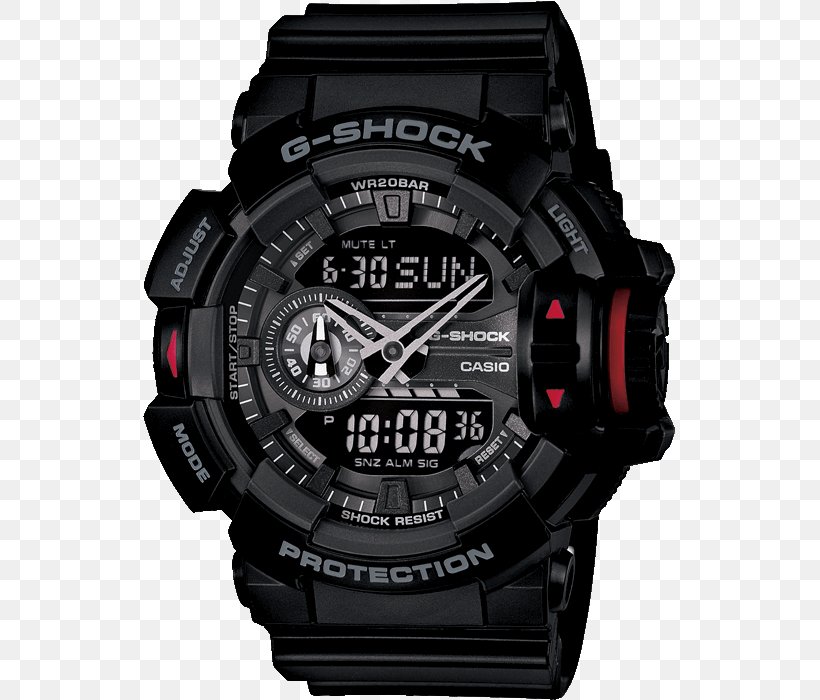 G-Shock GA-400 Watch Strap G Shock GA-400-1B, PNG, 700x700px, Gshock, Black, Brand, Casio, Clothing Accessories Download Free