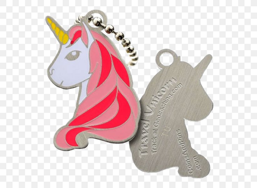 Geocoin Unicorn Travel Bug Legendary Creature Geocaching, PNG, 600x600px, Geocoin, Animal Figure, Baggage, Chastity, Christmas Ornament Download Free