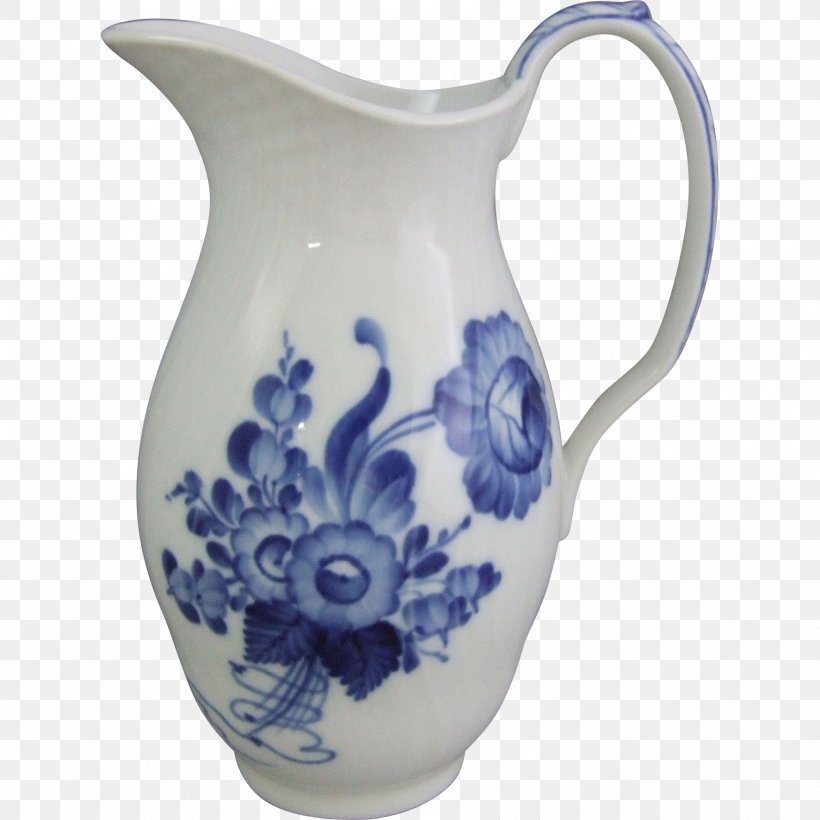 Flora Danica Jug Pitcher Porcelain Pottery, PNG, 1773x1773px, Flora Danica, Artifact, Blue, Blue And White Porcelain, Blue And White Pottery Download Free
