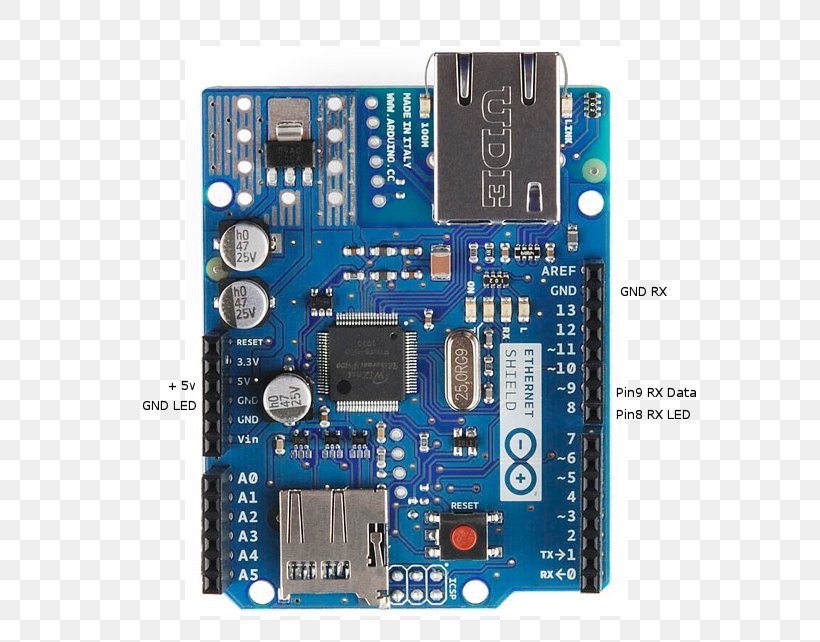 Microcontroller Arduino Computer Hardware Ethernet Electronics, PNG, 609x642px, Microcontroller, Arduino, Arduino Uno, Circuit Component, Circuit Prototyping Download Free