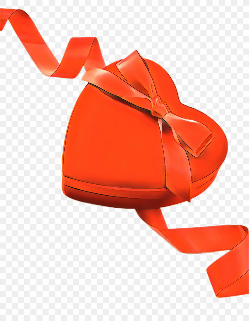 Orange, PNG, 1759x2272px, Orange, Bag, Footwear, Red, Ribbon Download Free