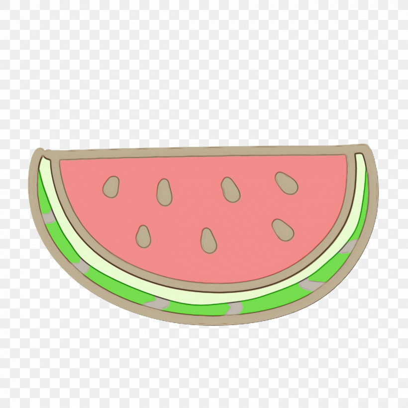 Watermelon M Watermelon M Green Pattern Oval, PNG, 1200x1200px, Cartoon Fruit, Green, Kawaii Fruit, Oval, Paint Download Free