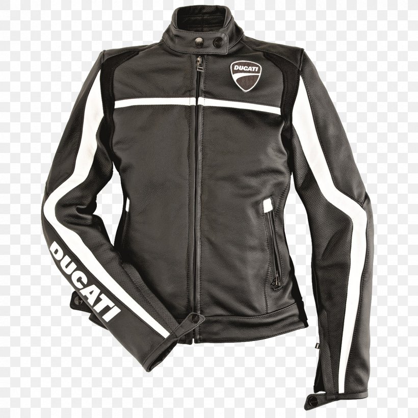 Leather Jacket Ducati Motorcycle Blouson, PNG, 1200x1200px, Leather Jacket, Black, Blouson, Clothing, Coat Download Free