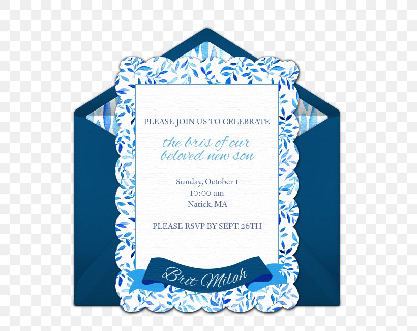 Wedding Invitation Brit Milah Judaism Infant Enrique, PNG, 650x650px, Wedding Invitation, Blue, Boy, Brit Milah, Count Von Count Download Free