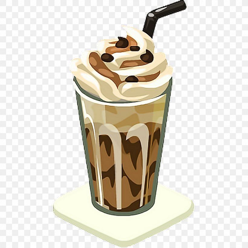 Milkshake Cafe Coffee Clip Art, PNG, 1024x1024px, Milkshake, Affogato, Cafe, Coffee, Cream Download Free