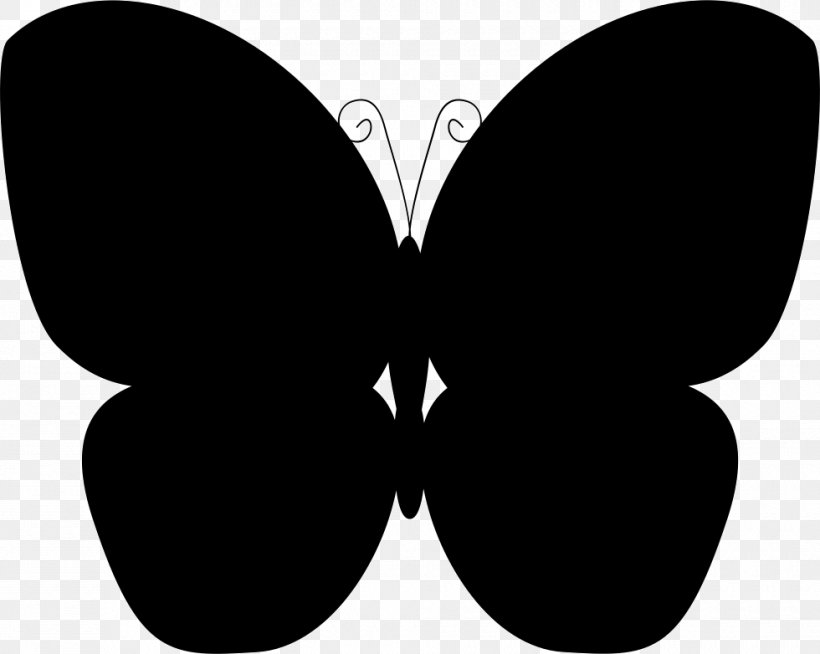 Vector Graphics Butterfly Image Silhouette Drawing, PNG, 980x782px, Butterfly, Black, Black And White, Drawing, Insect Download Free
