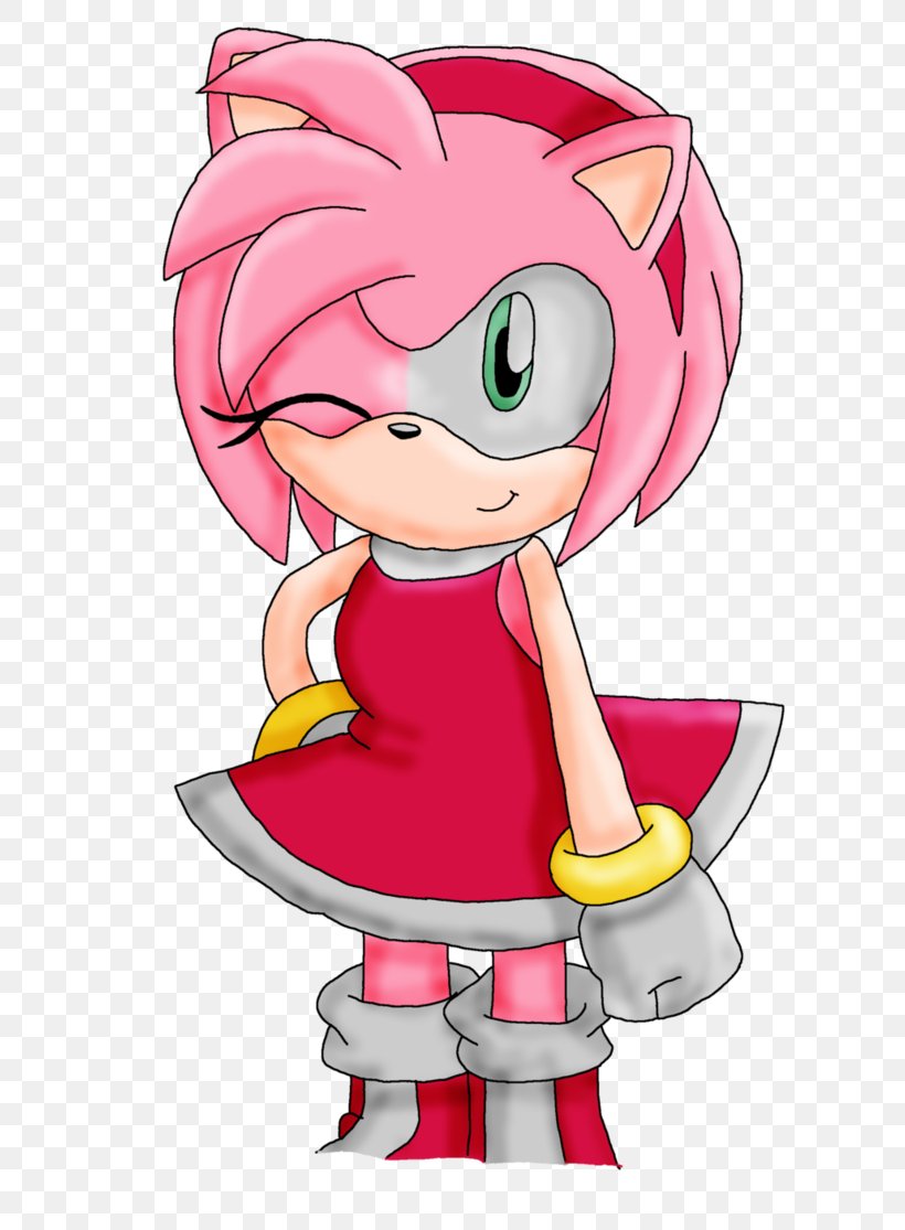 Amy Rose Sonic The Hedgehog 3 Clip Art, PNG, 716x1115px, Watercolor, Cartoon, Flower, Frame, Heart Download Free