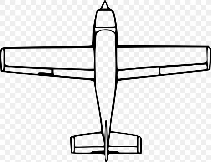 Airplane Aircraft Clip Art, PNG, 900x689px, Airplane, Aircraft, Airliner, Area, Black And White Download Free