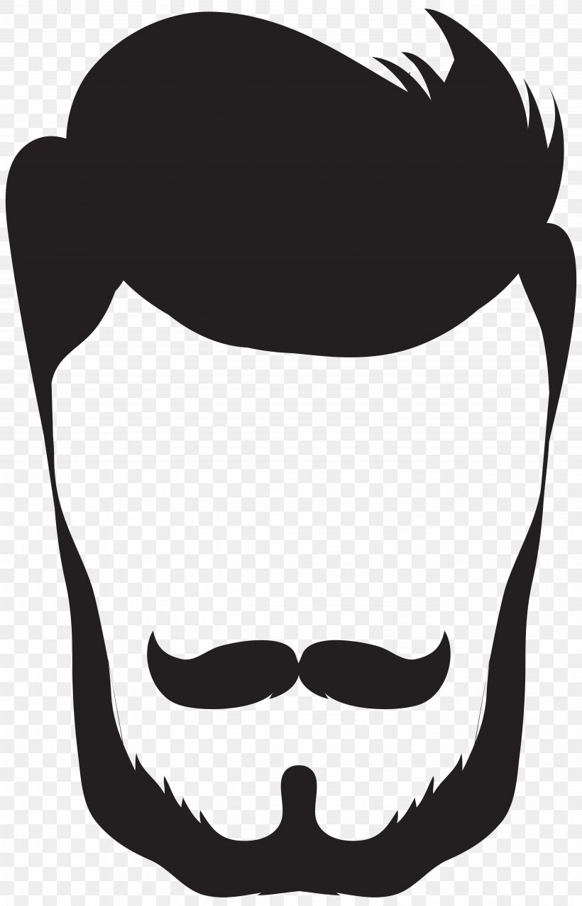 Beard Moustache Clip Art, PNG, 5144x8000px, Beard, Artwork, Autocad Dxf, Black And White, Drawing Download Free