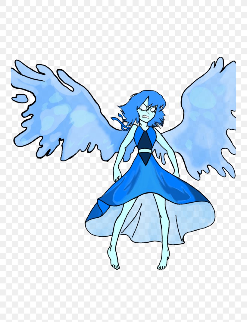 Fairy Lapis Lazuli DeviantArt Clip Art, PNG, 748x1068px, Watercolor, Cartoon, Flower, Frame, Heart Download Free