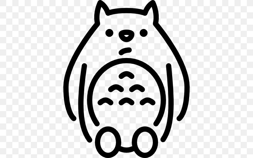Monster Icon, PNG, 512x512px, Computer Graphics, Black, Black And White, Cdr, Dog Like Mammal Download Free