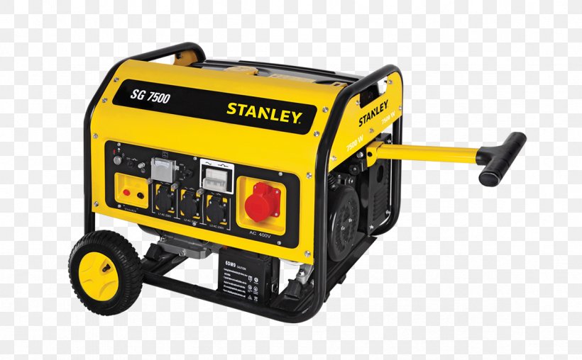 Engine-generator Electric Generator Tool Electricity Stanley Black & Decker, PNG, 1181x732px, Enginegenerator, Diesel Generator, Electric Generator, Electric Motor, Electricity Download Free