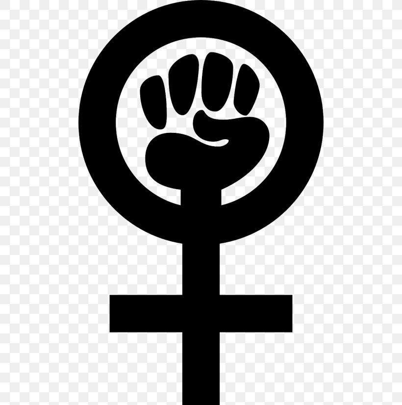 Gender Symbol Female Feminism Women's Rights, PNG, 500x826px, Gender Symbol, Area, Black And White, Female, Feminism Download Free