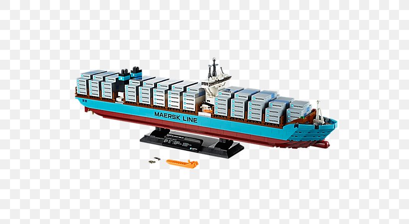 LEGO 10241 Creator Maersk Line Triple-E Maersk Triple E-class Container Ship Lego Creator Lego Trains, PNG, 600x450px, Maersk Triple Eclass Container Ship, Container Ship, Freight Transport, Heavy Cruiser, Heavy Lift Ship Download Free