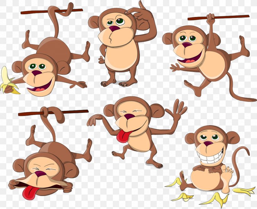 Orangutan Monkey Gorilla, PNG, 1000x813px, Orangutan, Cartoon, Creative  Work, Cuteness, Facial Expression Download Free