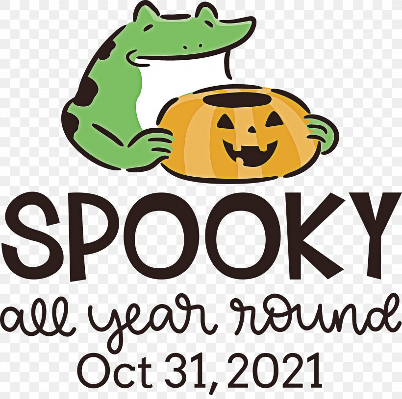 Spooky Halloween, PNG, 3000x2982px, Spooky, Behavior, Frogs, Halloween, Happiness Download Free