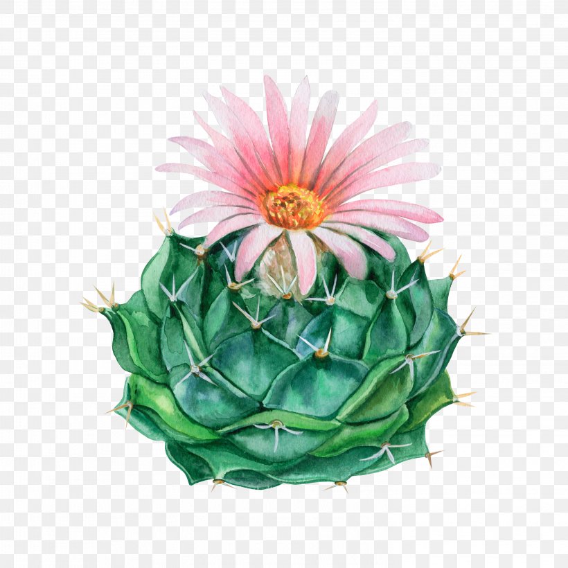 Watercolor Painting Flowerpot Royalty-free, PNG, 2953x2953px, Watercolor Painting, Artificial Flower, Cactaceae, Cactus, Cut Flowers Download Free