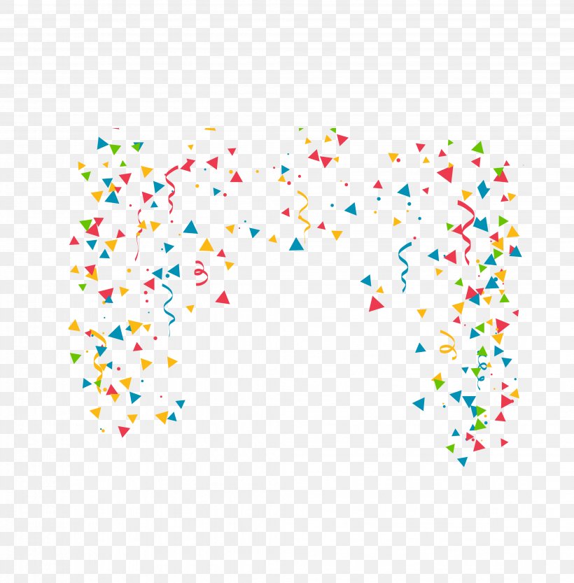 Birthday Party Confetti Clip Art, PNG, 4121x4188px, Birthday, Anniversary, Area, Balloon, Confetti Download Free