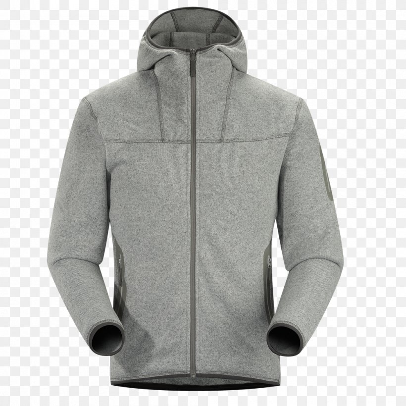 Hoodie Arc'teryx Jacket Clothing Polar Fleece, PNG, 1000x1000px, Hoodie, Cardigan, Casual, Clothing, Factory Outlet Shop Download Free