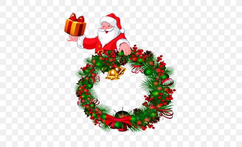 Santa Claus Christmas Village Clip Art, PNG, 500x500px, Santa Claus, Christmas, Christmas Card, Christmas Decoration, Christmas Elf Download Free