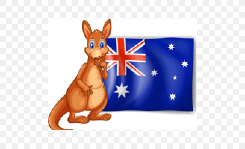 Australia Red Kangaroo Macropodidae, PNG, 500x500px, Australia, Cartoon, Domestic Rabbit, Flag Of Australia, Hare Download Free