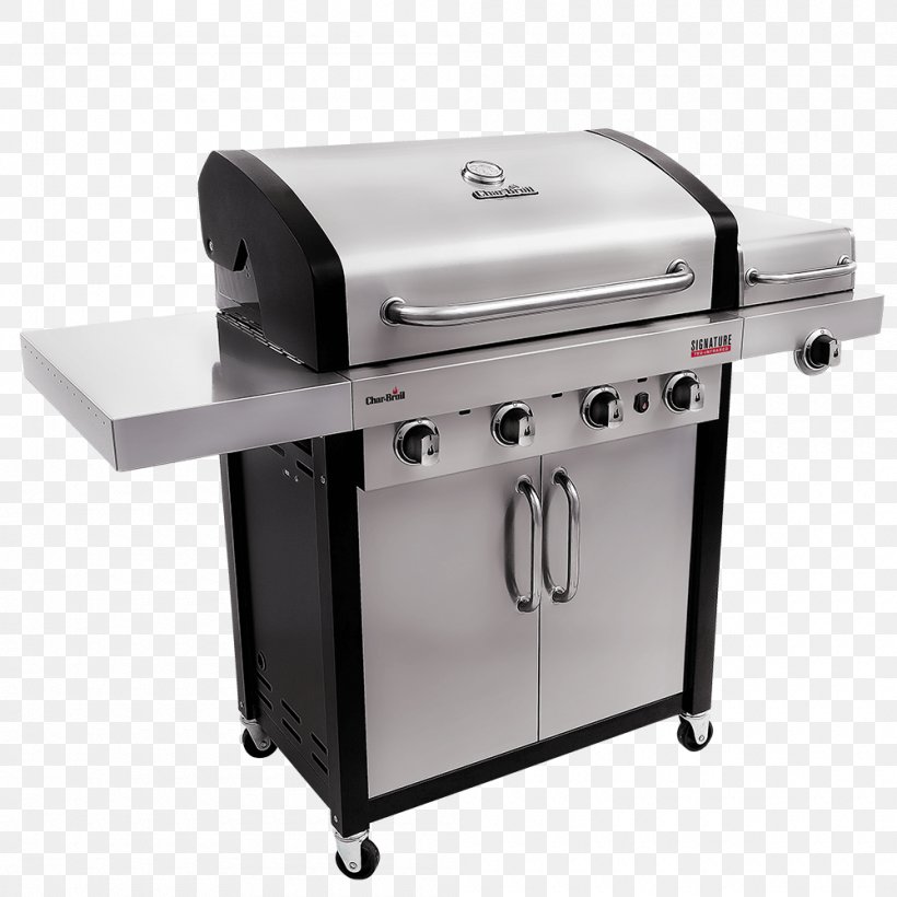 Barbecue Char-Broil Signature 4 Burner Gas Grill Grilling Char-Broil Performance 4 Burner Gas Grill, PNG, 1000x1000px, Barbecue, Charbroil, Charbroil Patio Bistro Gas 240, Charbroil Truinfrared 463633316, Cooking Download Free