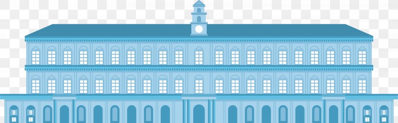 Naples Euclidean Vector Illustration, PNG, 3216x1000px, Naples, Aqua, Blue, Brand, Building Download Free