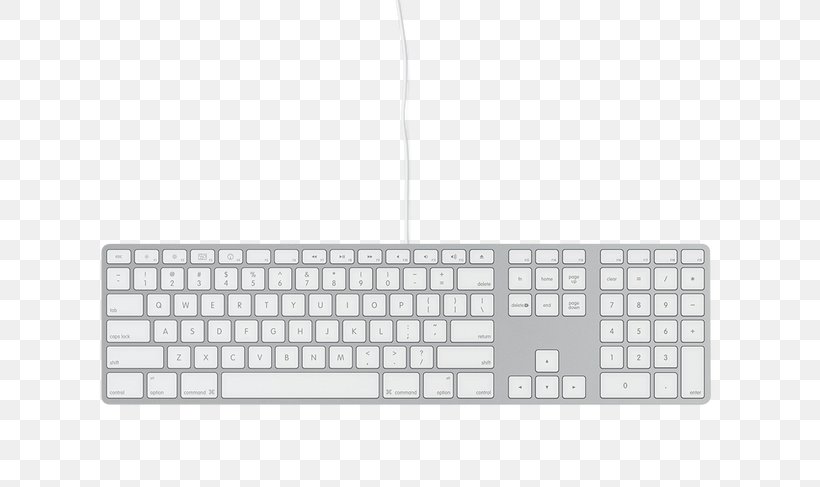 Computer Keyboard Macintosh Apple Keyboard Numeric Keypad, PNG, 650x487px, Computer Keyboard, Apple, Apple Keyboard, Apple Mighty Mouse, Brand Download Free