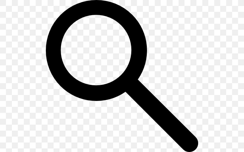 Magnifying Glass Symbol Arrow Magnifier, PNG, 512x512px, Magnifying Glass, Black And White, Interface, Logo, Magnifier Download Free
