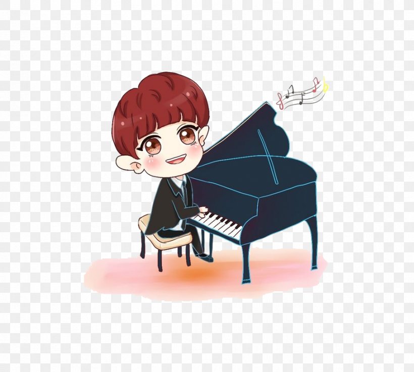 Piano Musical Instrument Cartoon, PNG, 907x816px, Watercolor, Cartoon, Flower, Frame, Heart Download Free