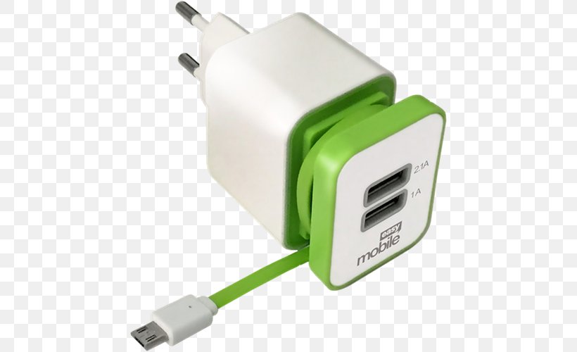 Battery Charger Mobile Phones Micro-USB Baterie Externă, PNG, 500x500px, Battery Charger, Ac Power Plugs And Sockets, Adapter, Bluetooth, Cable Download Free