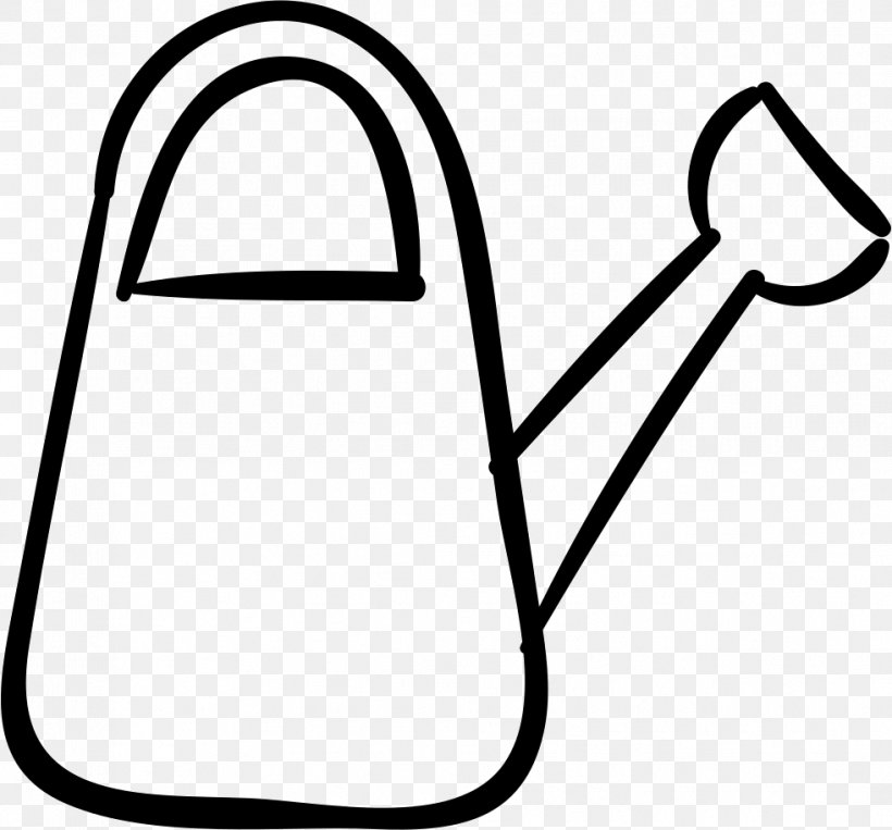 Garden Tool Watering Cans Clip Art, PNG, 982x914px, Garden Tool, Area, Artwork, Black And White, Fork Download Free