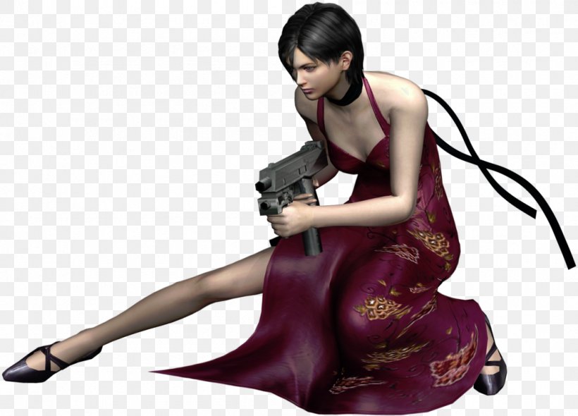 Resident Evil 4 Resident Evil 2 Resident Evil 6 Ada Wong Leon S. Kennedy, PNG, 1053x758px, Watercolor, Cartoon, Flower, Frame, Heart Download Free