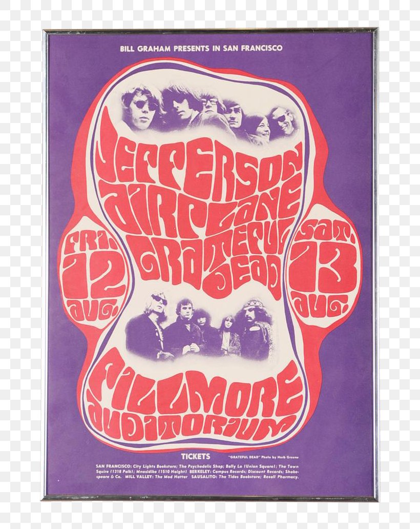 The Fillmore Avalon Ballroom Jefferson Airplane Psychedelia Concert, PNG, 740x1032px, Fillmore, Advertising, Art, Artist, Avalon Ballroom Download Free