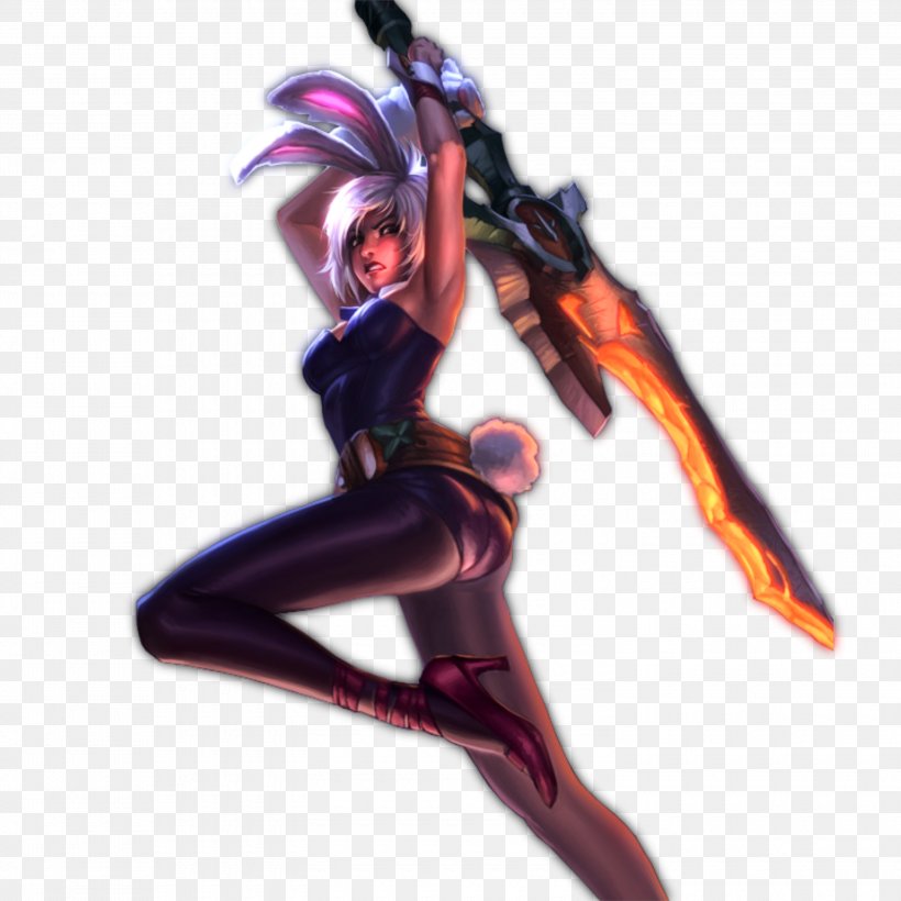 League Of Legends Riven Riot Games Dawnbringer Video Game, PNG, 3000x3000px, 3d Modeling, League Of Legends, Action Figure, Android, Arcade Game Download Free